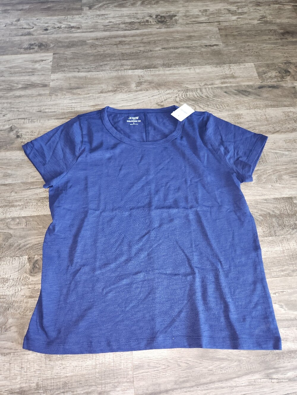 J. Crew Factory Girlfriend Tee - Navy